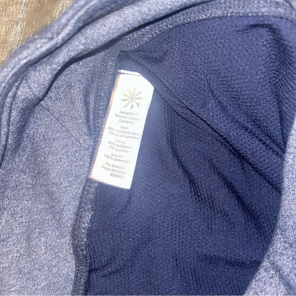 Athleta Oasis Cargo X Small Pull On Skirt Skort 4" Shorts Gray 903951 XS - Picture 4 of 6